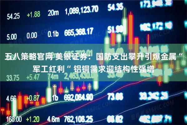 五八策略官网 美银证券：国防支出攀升引爆金属“军工红利“ 铝铜需求迎结构性强增