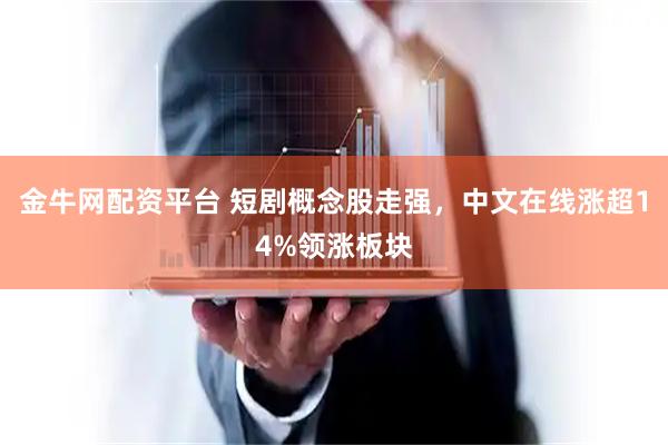 金牛网配资平台 短剧概念股走强，中文在线涨超14%领涨板块