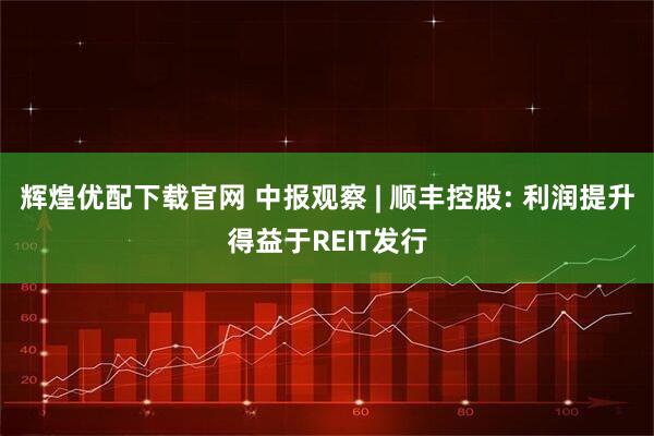 辉煌优配下载官网 中报观察 | 顺丰控股: 利润提升得益于REIT发行